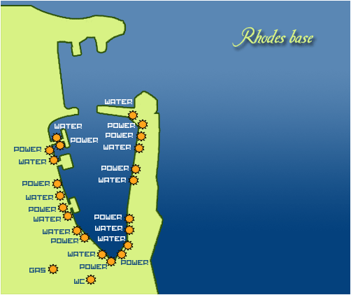 Rhodes yacht base and marina